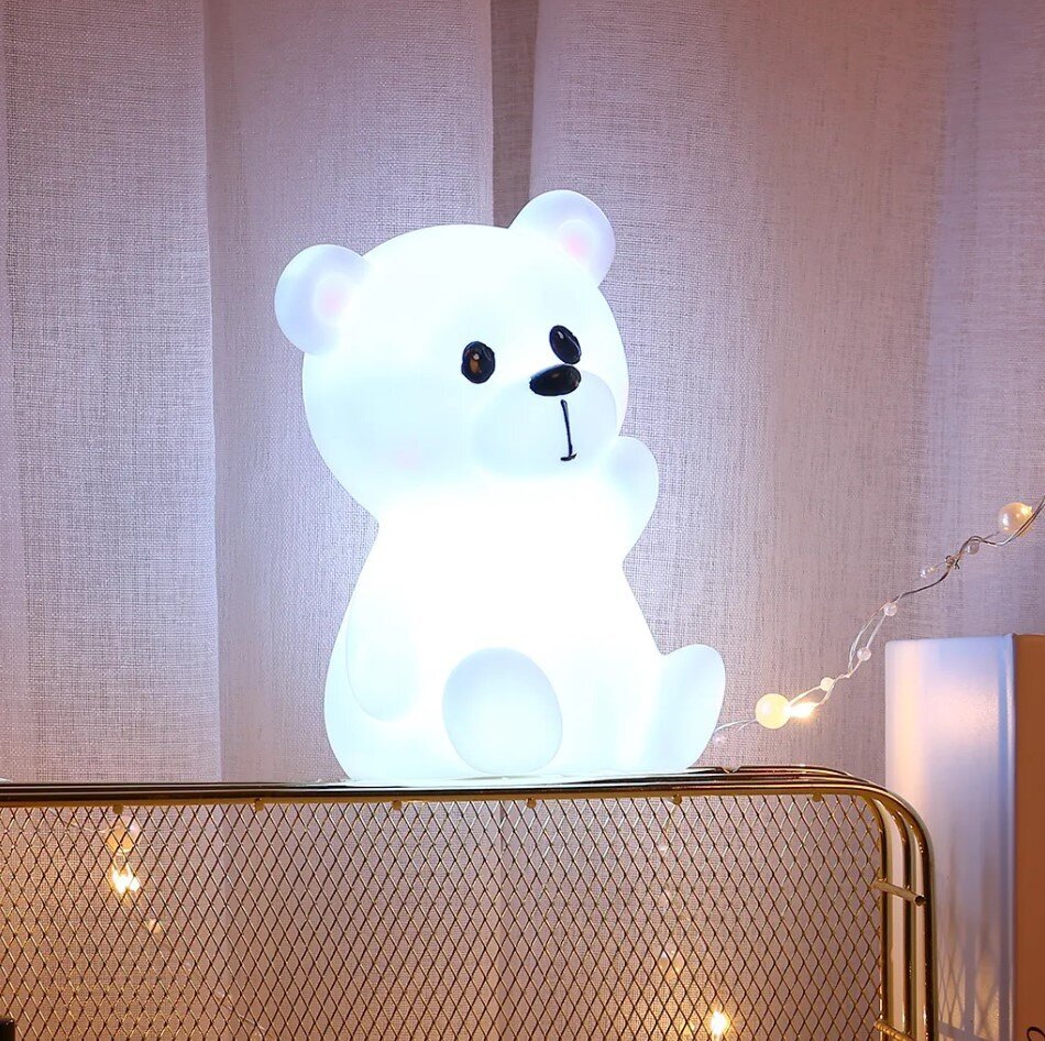 Bear stalinis vaikiškas šviestuvas meškiukas kaina ir informacija | Vaikiški šviestuvai | pigu.lt