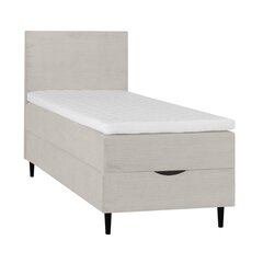 Bed LAARA 90x200cm, beige цена и информация | Кровати | pigu.lt
