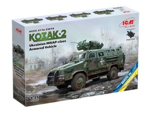 Klijuojamas modelis ICM 35014 Ukrainian MRAP-class Armored Vehicle Kozak-2 1/35 цена и информация | Склеиваемые модели | pigu.lt