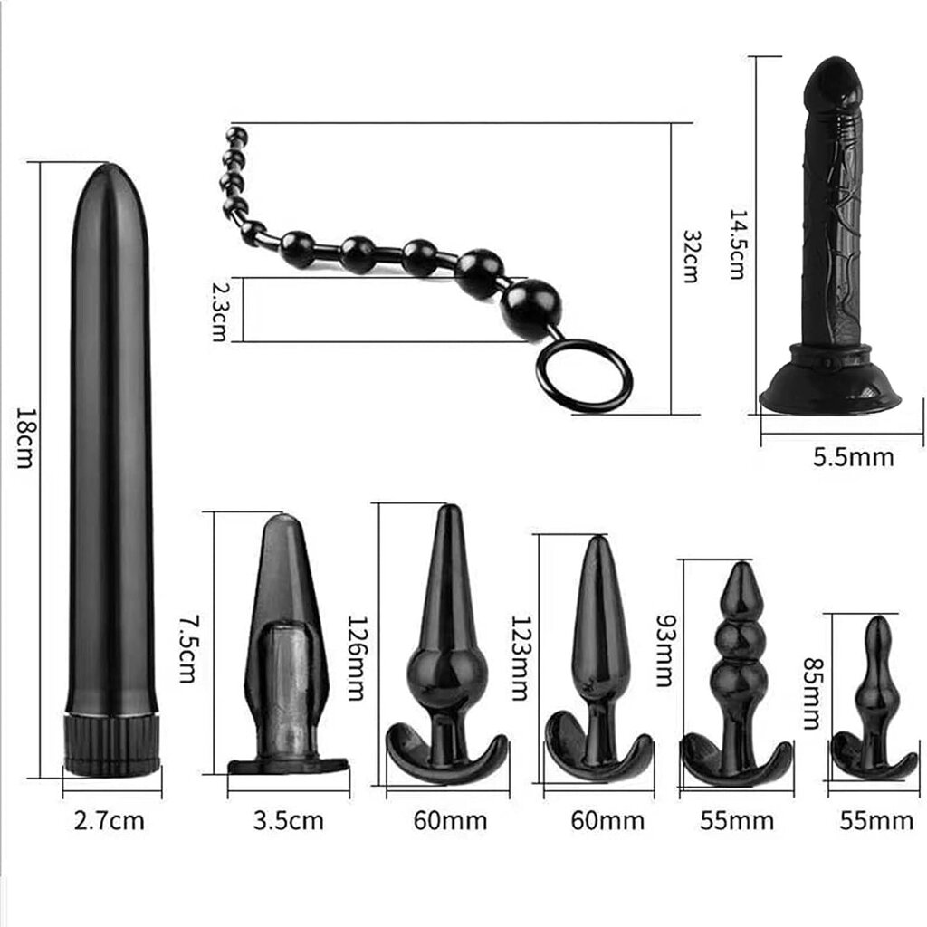 Комплект анальных пробок и фаллоимитатор цена | n18.pigu.lt