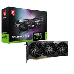 MSI GeForce RTX 4070 Gaming X Slim 12G kaina ir informacija | Vaizdo plokštės (GPU) | pigu.lt