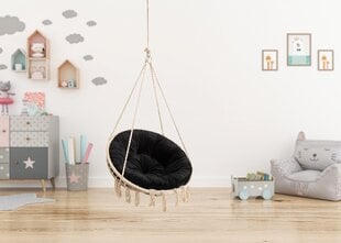 Подушка для кресла Hobbygarden Stork, черная цена и информация | Подушки, наволочки, чехлы | pigu.lt