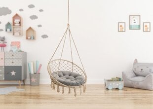 Kėdės pagalvėlė Hobbygarden Stork, pilka kaina ir informacija | Pagalvės, užvalkalai, apsaugos | pigu.lt