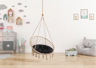 Подушка для кресла Hobbygarden Stork, черная цена и информация | Подушки, наволочки, чехлы | pigu.lt