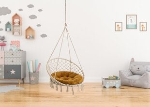 Подушка для кресла Hobbygarden Stork, желтая цена и информация | Подушки, наволочки, чехлы | pigu.lt