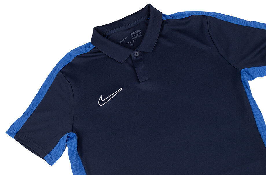 Marškinėliai vyrams Nike DF Academy 23 SS Polo DR1346 451, mėlyni цена и информация | Vyriški marškinėliai | pigu.lt