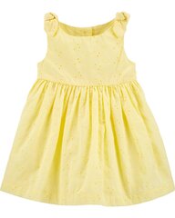 Suknelė mergaitei Baby B'gosh, geltona цена и информация | Платья для девочек | pigu.lt