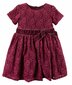 Puošni suknelė mergaitei Carter's, raudona цена и информация | Suknelės mergaitėms | pigu.lt