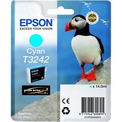 Epson T3242 SC-P400 Cyan kaina ir informacija | Kasetės lazeriniams spausdintuvams | pigu.lt