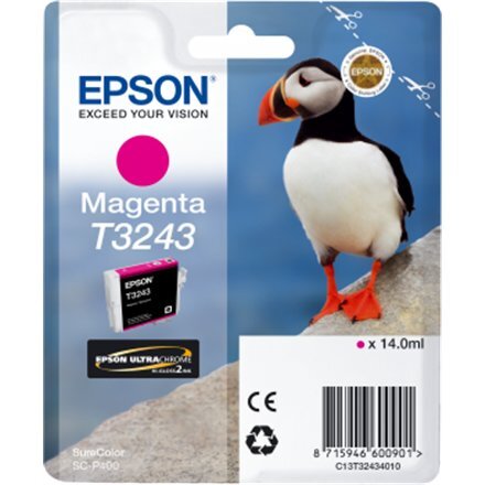 Epson T3243 SC-P400 Magenta цена и информация | Kasetės lazeriniams spausdintuvams | pigu.lt