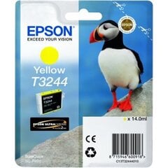 epson оригинальные чернила c13t32444010, желтые, 14 мл, epson surecolor sc-p400 цена и информация | Картриджи для струйных принтеров | pigu.lt