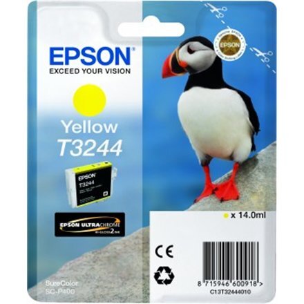 Epson T3244 SC-P400 Yellow цена и информация | Kasetės rašaliniams spausdintuvams | pigu.lt