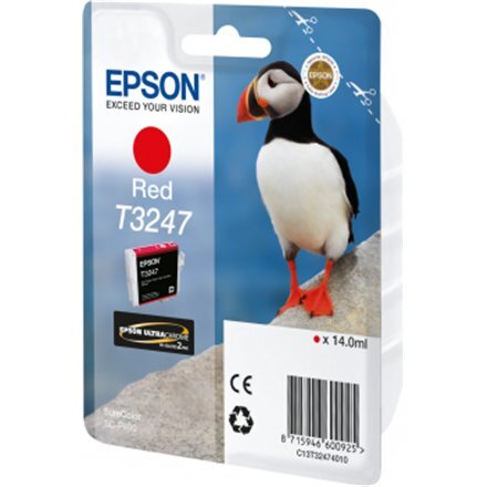 Epson T3247 SC-P400 Red цена и информация | Kasetės lazeriniams spausdintuvams | pigu.lt