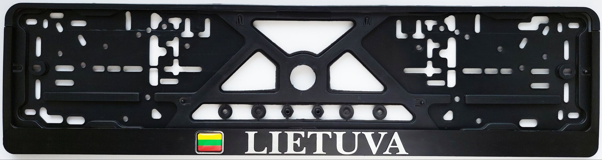 Valstybinio numerio laikiklis Lietuva su Vėliava Virbantė 520 x 110 mm, 1 vnt. kaina ir informacija | Auto reikmenys | pigu.lt