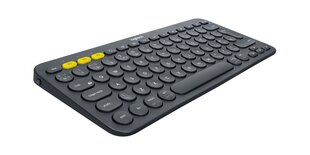 Belaidė klaviatūra Logitech K380 (NO), juoda kaina ir informacija | Klaviatūros | pigu.lt