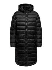 Женское пальто Only 120 г 15300258*01 5715424837570, черное цена и информация | Женские пальто | pigu.lt