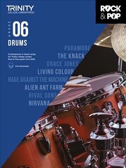 Trinity College London Rock & Pop 2018 Drums Grade 6 цена и информация | Книги об искусстве | pigu.lt