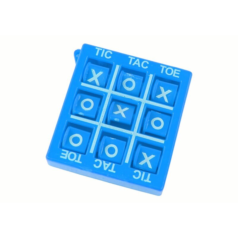 Stalo žaidimas Kryžiukai nuliukai Lean Toys, mėlynas kaina ir informacija | Stalo žaidimai, galvosūkiai | pigu.lt