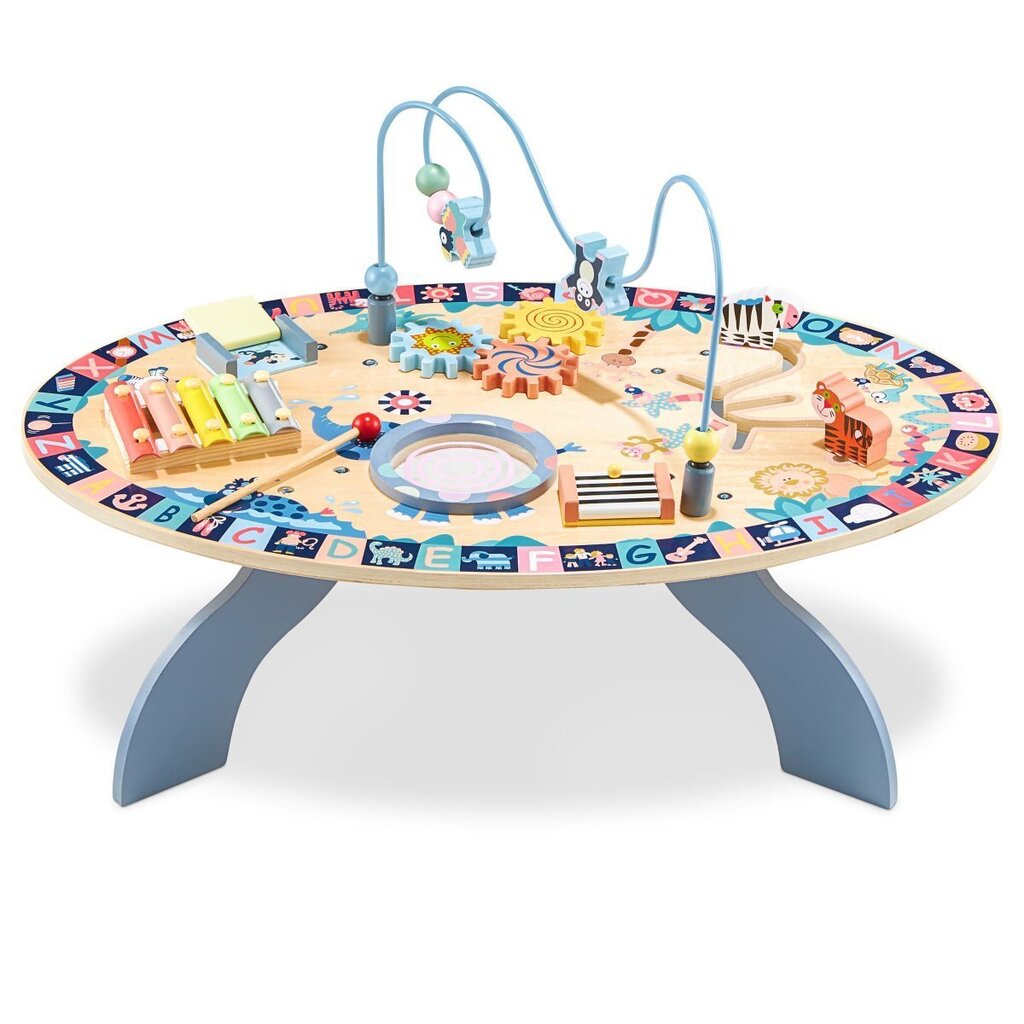 Mokomasis muzikinis sensorinis stalas Mamabrum цена и информация | Žaislai kūdikiams | pigu.lt