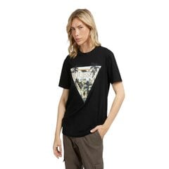 Guess marškinėliai moterims 81655, juodi цена и информация | Женские футболки | pigu.lt