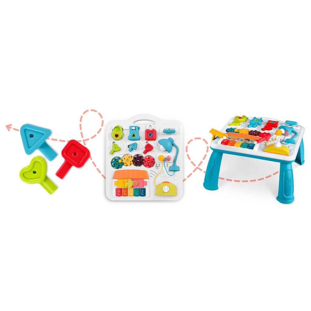 Edukacinis daugiafunkcinis stalas Ricokids kaina ir informacija | Lavinamieji žaislai | pigu.lt