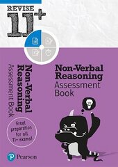 Pearson REVISE 11plus Non-Verbal Reasoning Assessment Book for the 2023 and 2024 exams: for home learning, 2022 and 2023 assessments and exams Student edition kaina ir informacija | Knygos paaugliams ir jaunimui | pigu.lt