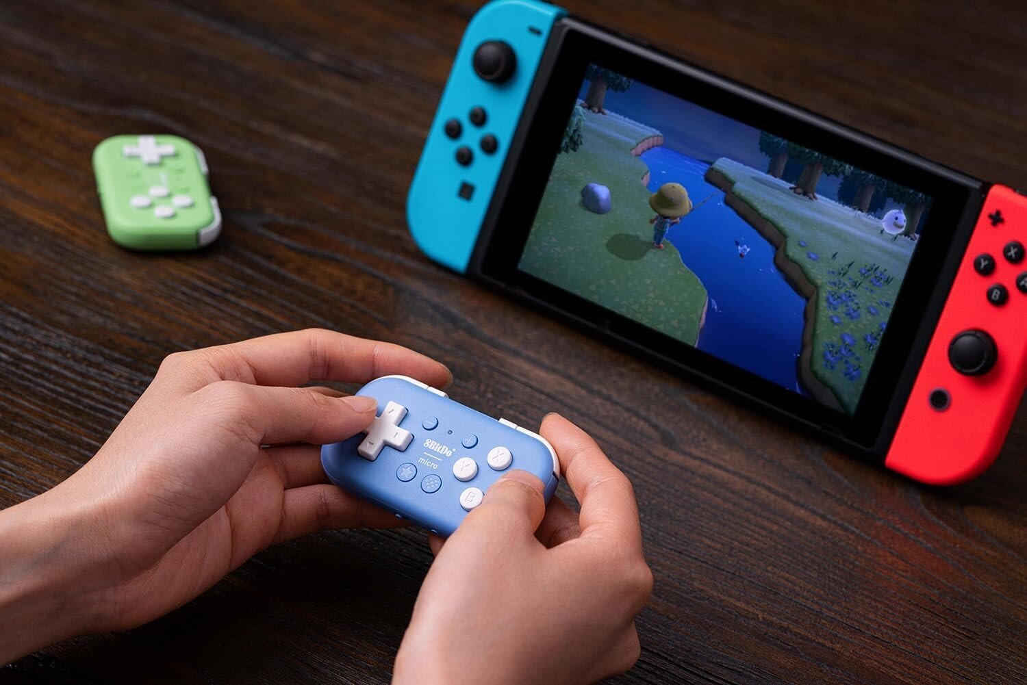 8BitDo Micro Blue цена и информация | Žaidimų pultai  | pigu.lt