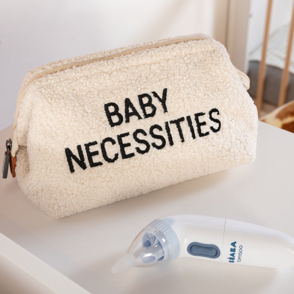 Kūdikio reikmenų krepšys Childhome, Teddy Off White цена и информация | Vonios kambario aksesuarai | pigu.lt