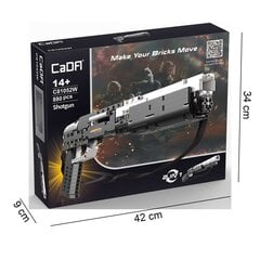 Blokai Cada Shotgun gun 2in1 C81052W 880 vnt. kaina ir informacija | Konstruktoriai ir kaladėlės | pigu.lt