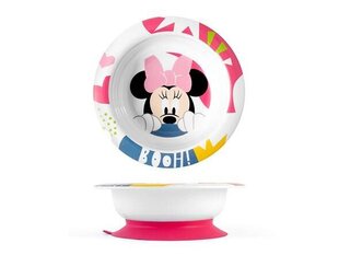 Vaikiškas dubenėlis Lulabi Minnie Mouse, 4m+ kaina ir informacija | Kūdikių indai, indeliai pienui ir įrankiai | pigu.lt