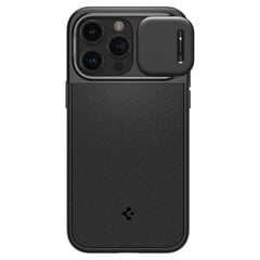 Spigen Optik Armor iPhone 15 Pro 6.1" MAG Magsafe czarny|black ACS06738 цена и информация | Чехлы для телефонов | pigu.lt