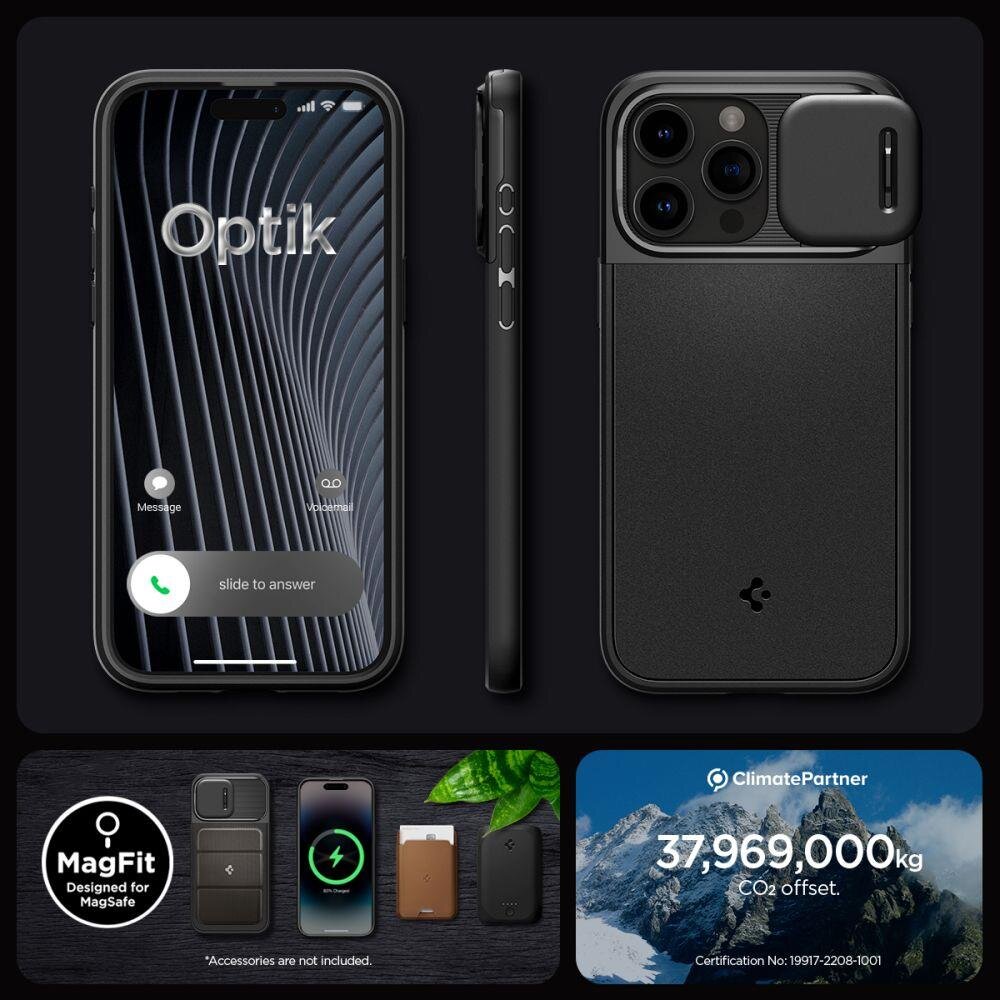 Spigen Optik Armor kaina ir informacija | Telefono dėklai | pigu.lt