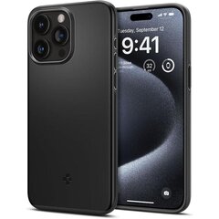 Spigen Thin Fit iPhone 15 Pro 6.1" czarny|black ACS06686 цена и информация | Чехлы для телефонов | pigu.lt