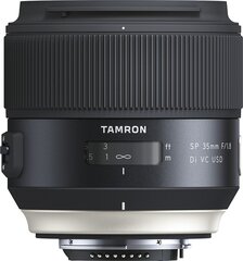 Объектив Tamron SP 35mm f / 1.8 Di VC USD для Nikon цена и информация | Объективы | pigu.lt