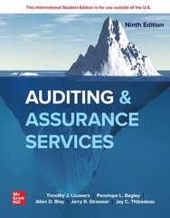 Auditing & Assurance Services ISE 9th edition kaina ir informacija | Ekonomikos knygos | pigu.lt