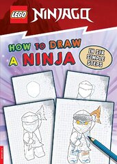 LEGO (R) NINJAGO (R): How to Draw a Ninja in Six Simple Steps: In Six Simple Steps kaina ir informacija | Knygos mažiesiems | pigu.lt