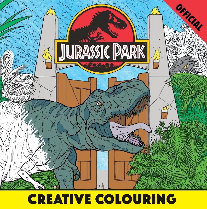 Official Jurassic Park Creative Colouring kaina ir informacija | Knygos paaugliams ir jaunimui | pigu.lt