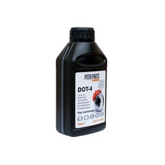 Тормозная жидкость DOT-4 Piterparts 500 мл цена и информация | Автопринадлежности | pigu.lt
