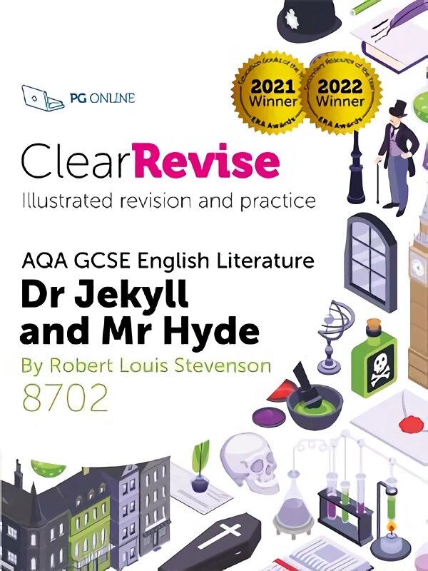 ClearRevise AQA GCSE English Literature 8702; Stevenson, Dr Jekyll and Mr Hyde kaina ir informacija | Knygos paaugliams ir jaunimui | pigu.lt