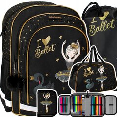 Mokyklinė kuprinė su priedais Starpak Ballerina 486110, 4 dalių kaina ir informacija | Kuprinės mokyklai, sportiniai maišeliai | pigu.lt