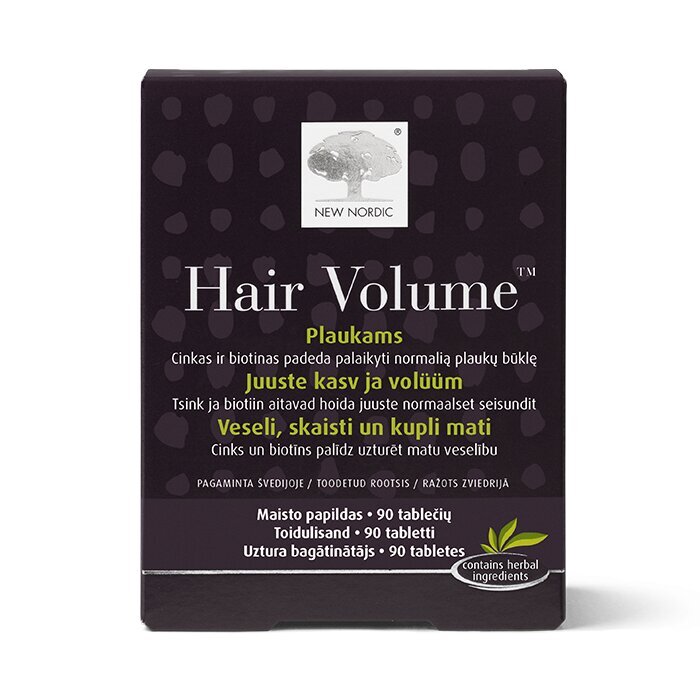 Maisto papildas plaukams Hair Volume™ 90 vnt. kaina ir informacija | Vitaminai, maisto papildai, preparatai grožiui | pigu.lt