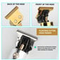 Metalinė belaidė plaukų ir barzdos kirpimo mašinėlė-skutimosi mašinėlė LIVMAN VINTAGE T9, su LCD ekranu kaina ir informacija | Plaukų kirpimo mašinėlės | pigu.lt