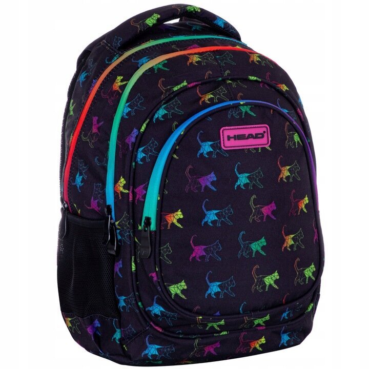 Mokyklinė kuprinė Head AB330 Rainbow Kitty 502023081, 20 l, 39x28x15 cm kaina ir informacija | Kuprinės mokyklai, sportiniai maišeliai | pigu.lt