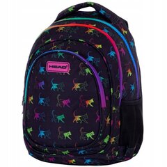 Mokyklinė kuprinė Head AB330 Rainbow Kitty 502023081, 20 l, 39x28x15 cm цена и информация | Школьные рюкзаки, спортивные сумки | pigu.lt