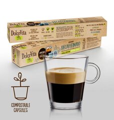 Dolce Vita kavos kapsulės Decaffeinato, 10 vnt. цена и информация | Кофе, какао | pigu.lt