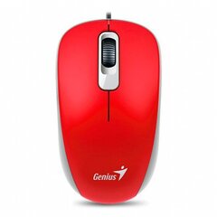 Genius DX-110, красный цена и информация | Мыши | pigu.lt