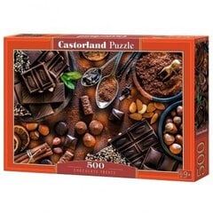 Dėlionė su šokoladu Castorland Chocolate Treats. 500 d. kaina ir informacija | Dėlionės (puzzle) | pigu.lt