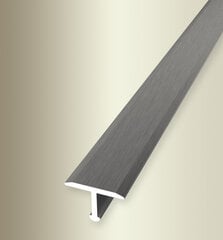 Aliuminio profilis dangų sujungimui EB 290 F2G Kuberit, 270 cm, nerūdijančio plieno spalvos kaina ir informacija | Sujungimo profiliai | pigu.lt