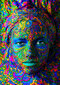 Dėlionė Enjoy Puzzle Moteris su spalvotu meno makiažu 1000 vnt. kaina ir informacija | Dėlionės (puzzle) | pigu.lt