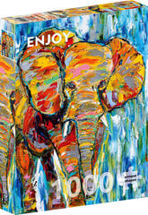 Разноцветный слоник 1000 шт. цена и информация | Пазлы | pigu.lt